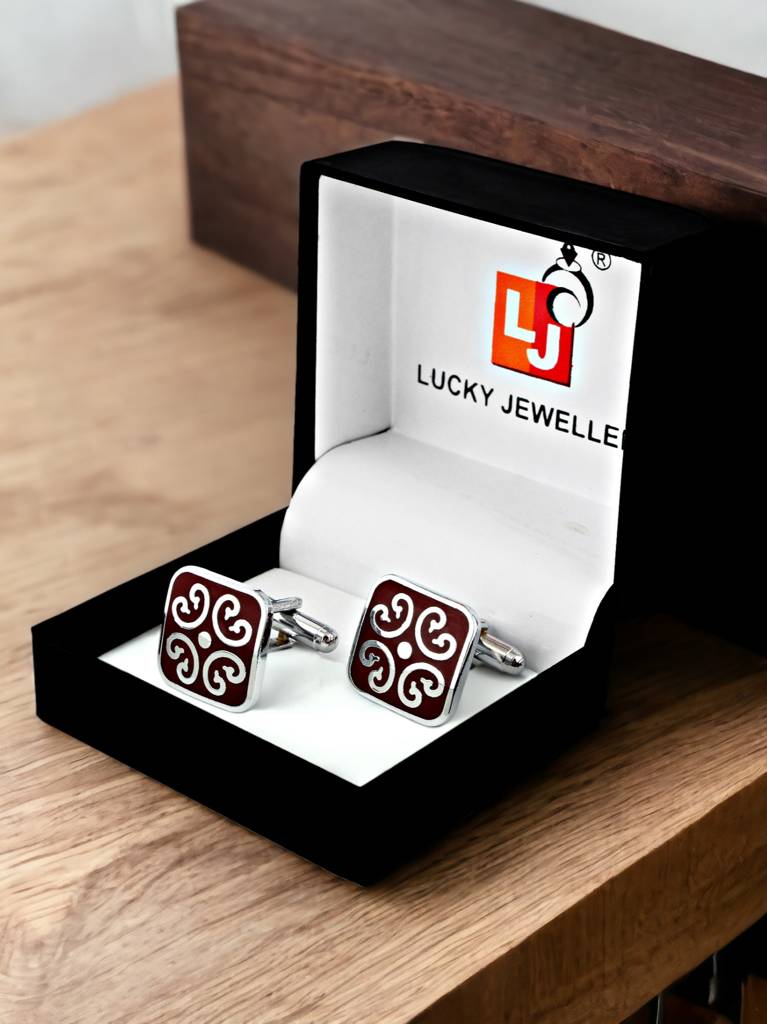 Men Sleeve Button Cuff Shirt Button, Blazer Cufflinks Pair Set - For Men. : 194-CHC4-1091-S