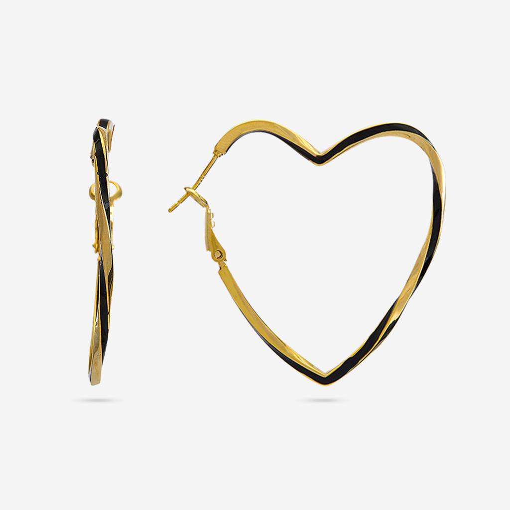 Gold - Plated Casual Wear Trendy Earring - 447005 : 447006