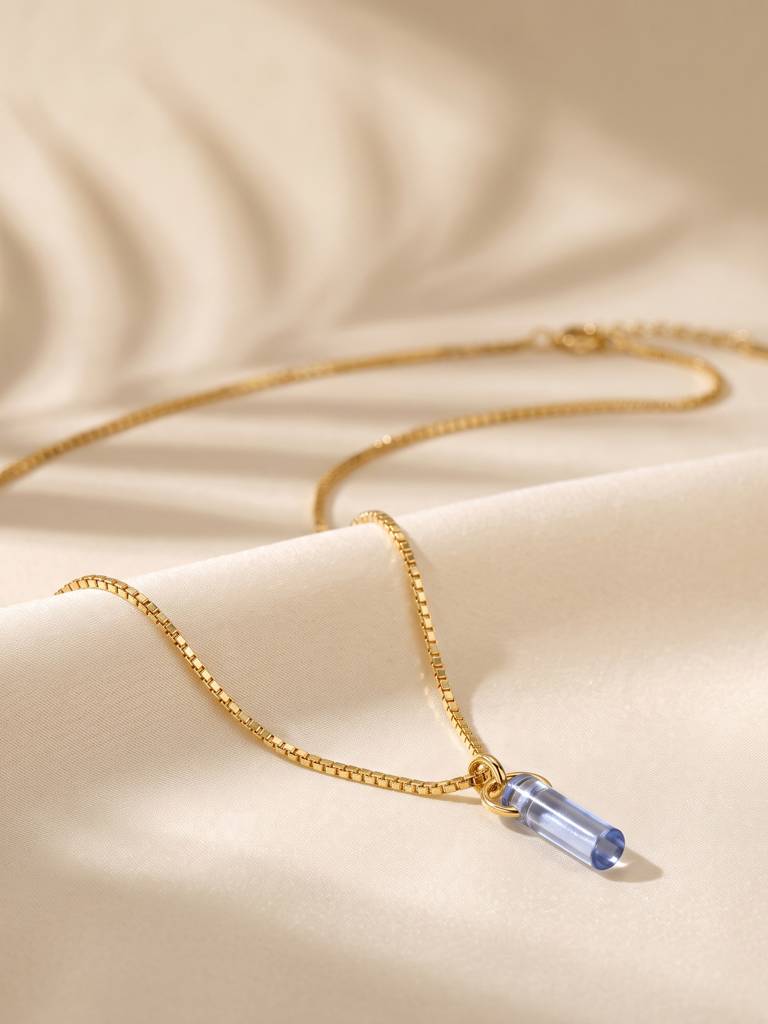 Nova Birthstone Necklace (Dec) : ALBSNC112