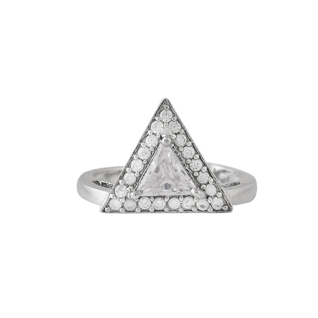 Sparkling Essentials Triangle Cut Cluster Setting Cz Box Set : 8905124480269