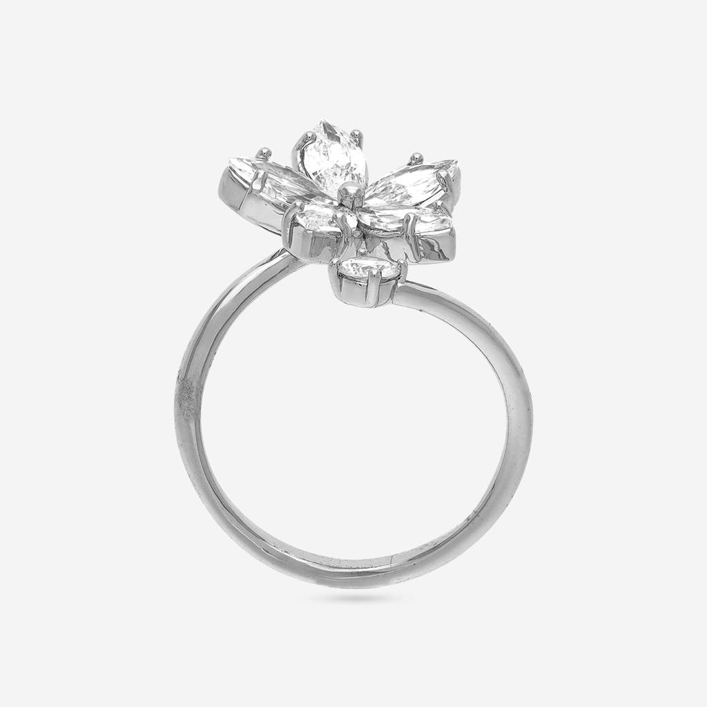 Plated Casual Wear Trendy Zircon Finger Ring - 464154 : 464155