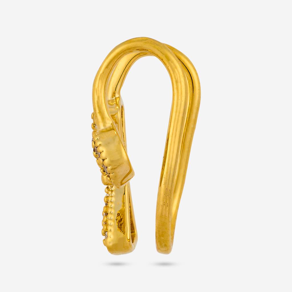 White Gold - Plated Casual Wear Trendy Zircon Earring - 460199 : 460199