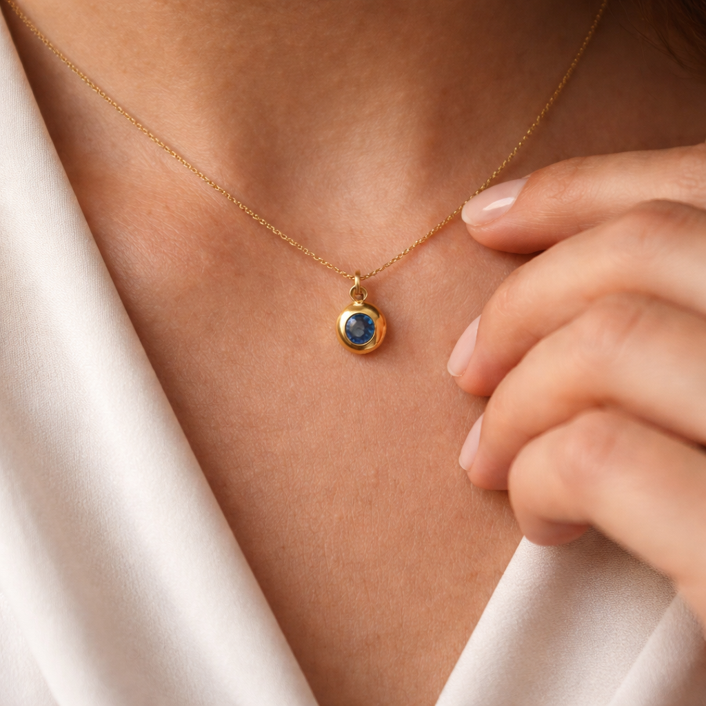December Birthstone Necklace : NEC_DECEMBI_S_2928
