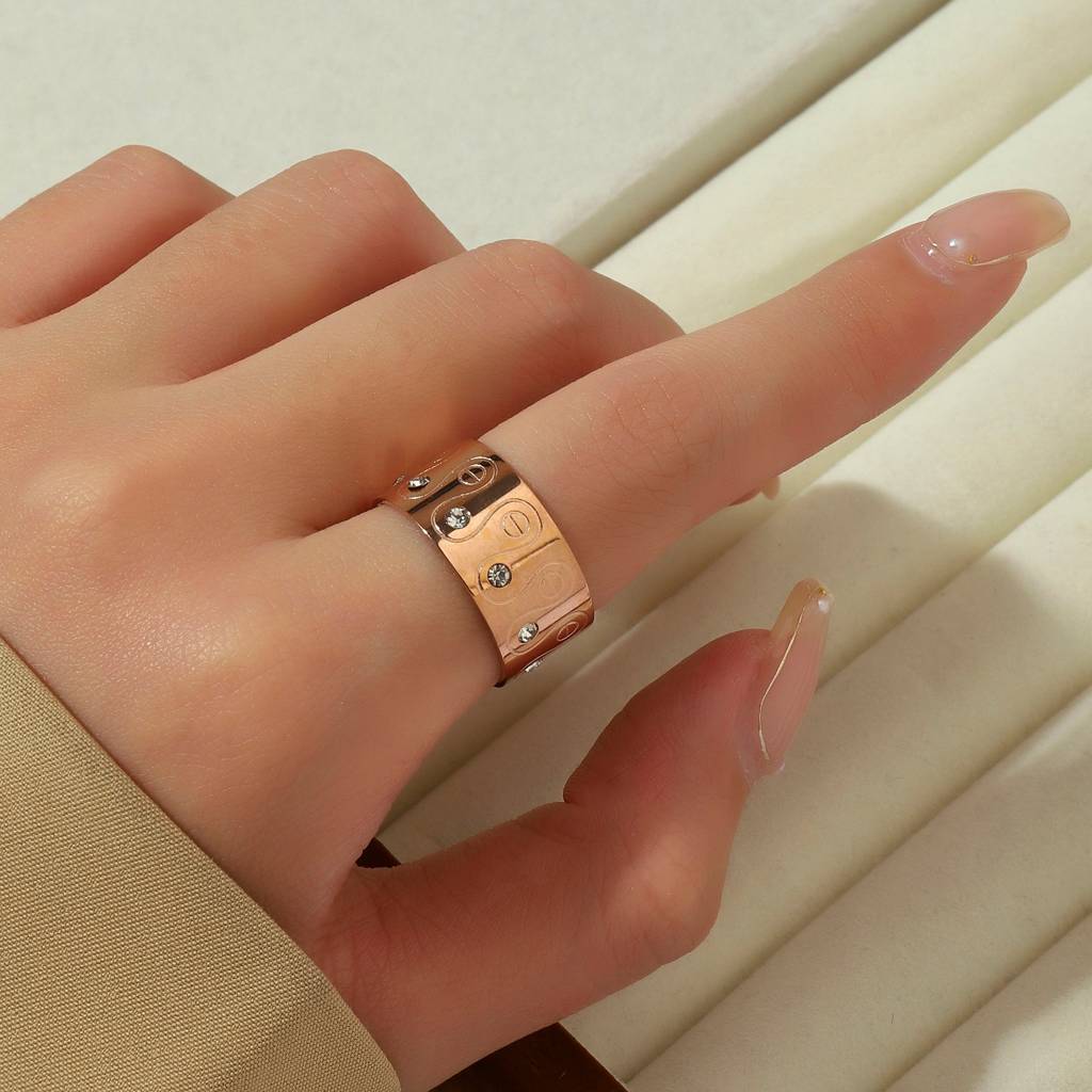 Shamanic Circlet Rose Gold Ring : RS12986A-7