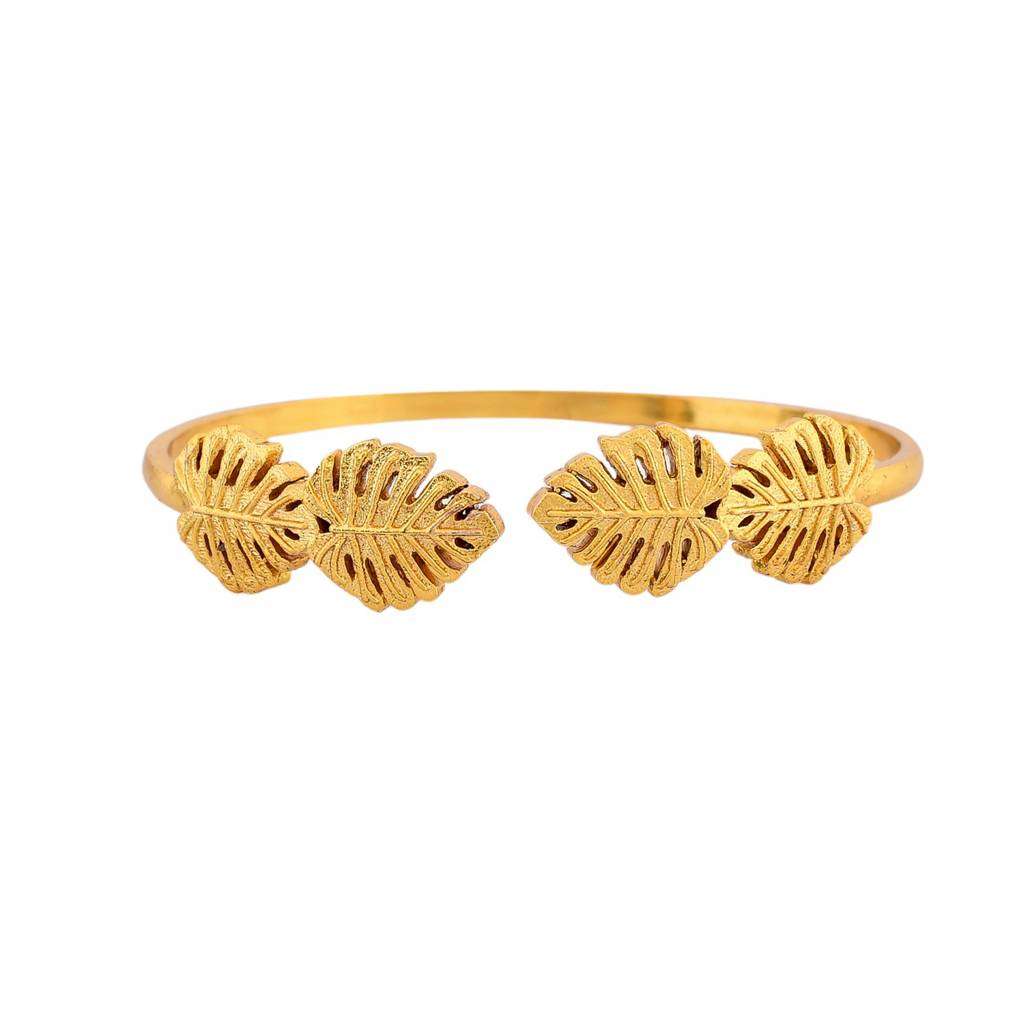 Hawaii Monstera Front Open Cuff : 8905124521276