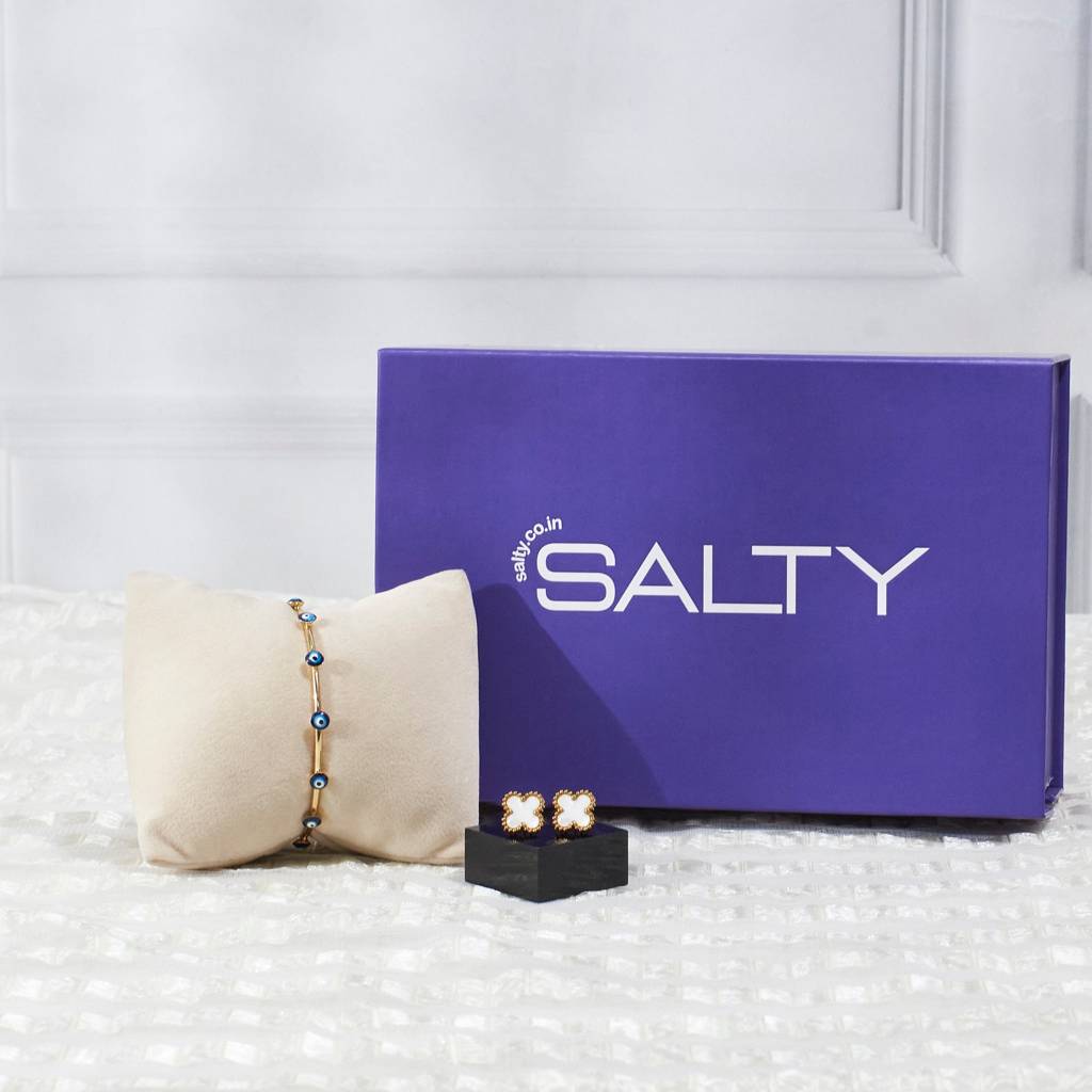 Luxury Jewellery Set Gift Box For Her With Personalised Card Extraordinary (+ Necklace + Hug Ring) : GIFTBOX-3-SIMPLE-NEW-2