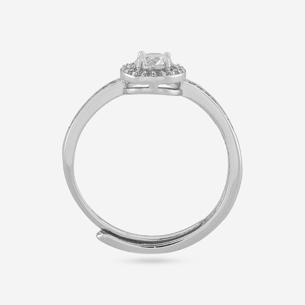 Plated Casual Wear Trendy Zircon Finger Ring - 474246 : 474247