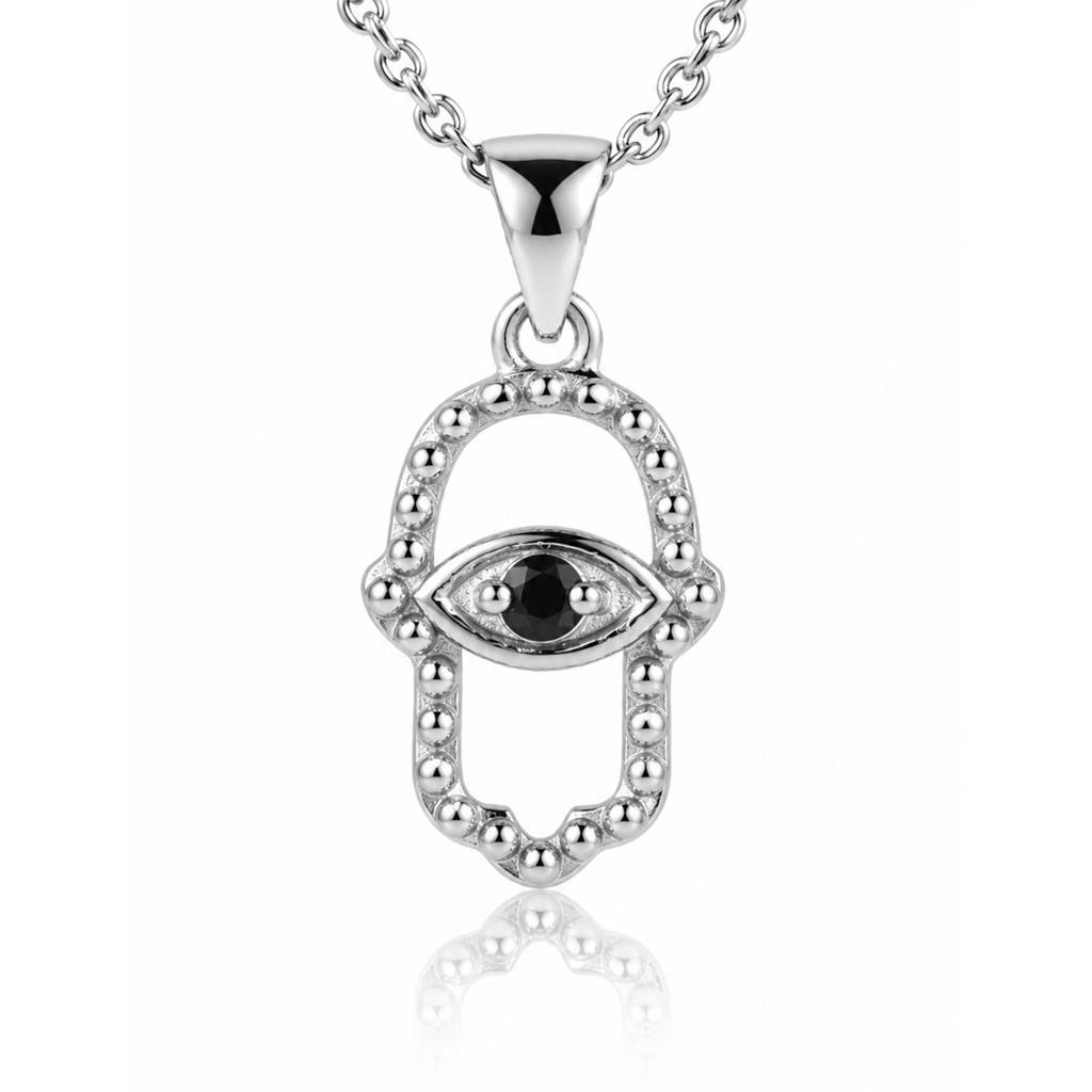 Sacred Symbols Hamsa Eye Pendant : 8905124580969