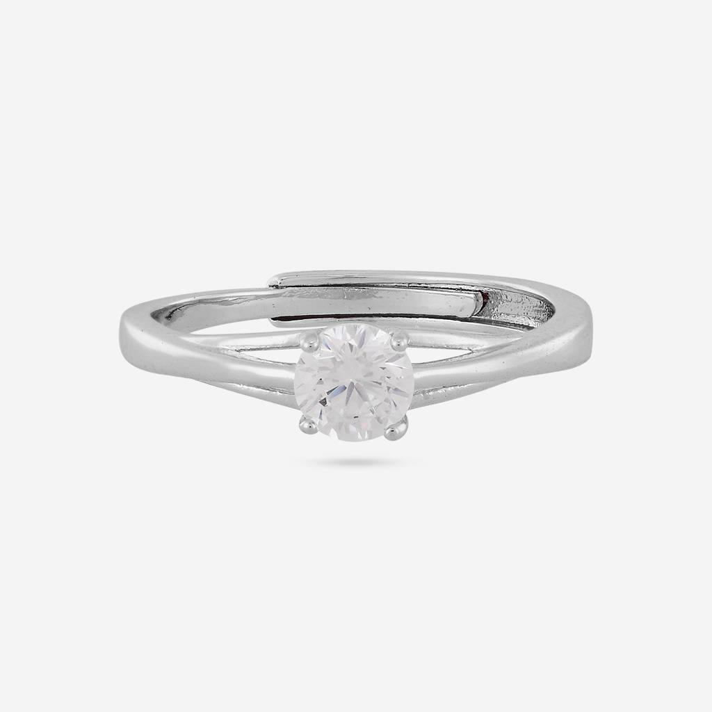 Plated Casual Wear Trendy Zircon Finger Ring - 467153 : 467154