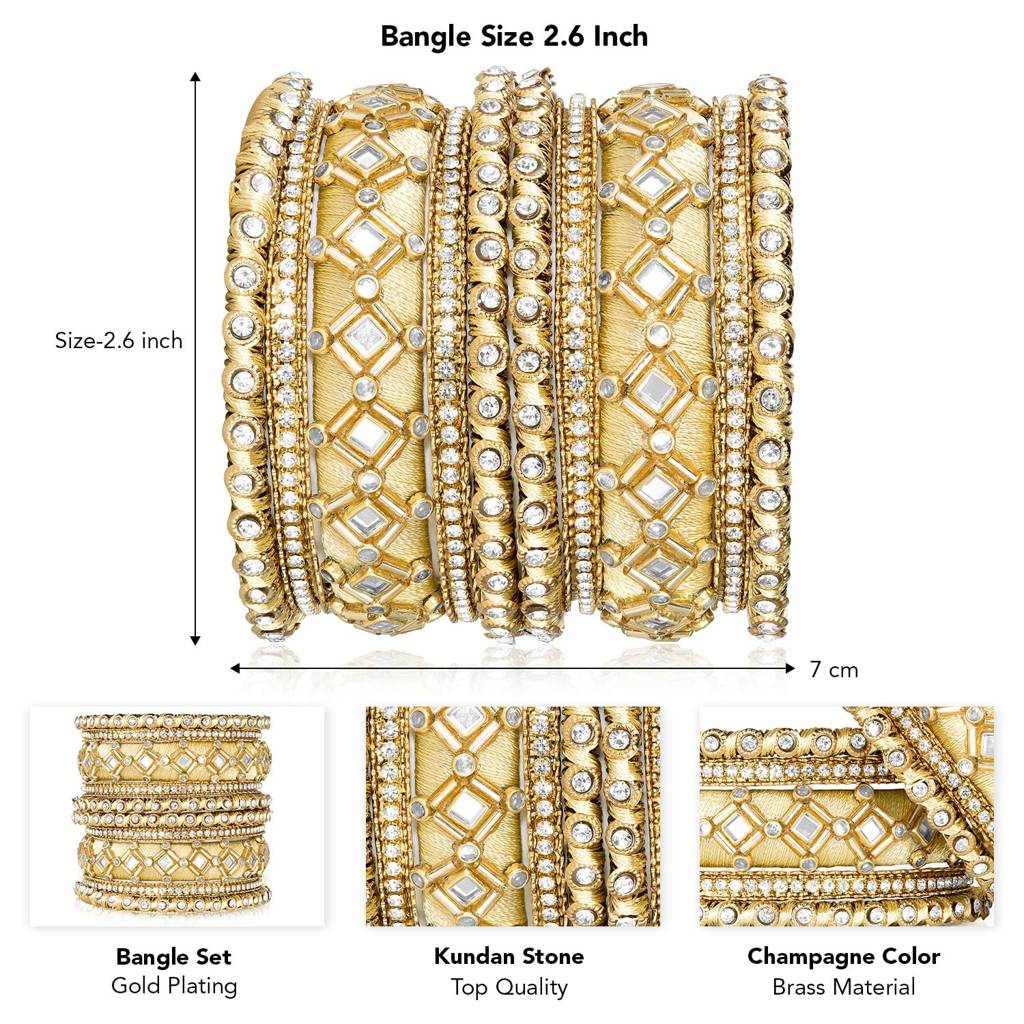 Traditional Chuda Bangle Set For Women : PF51B103LCTW