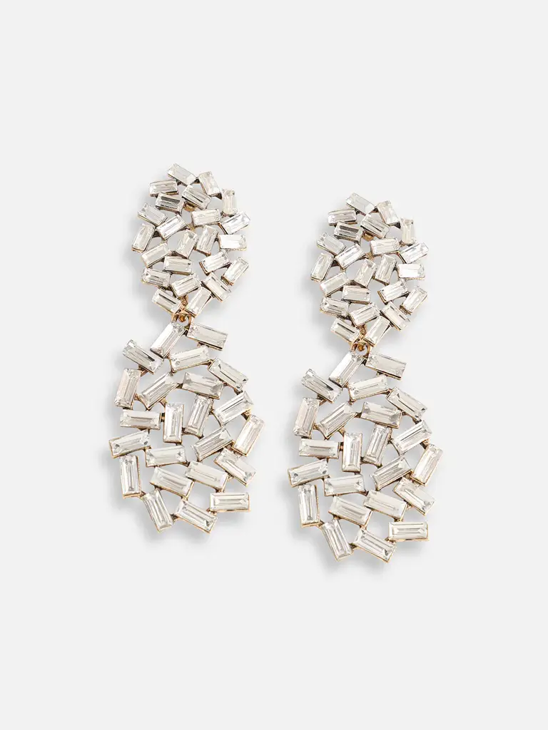 Shanika-Gold Plated Designer Stone Party Drop Earring For Women : SOHEAR4814