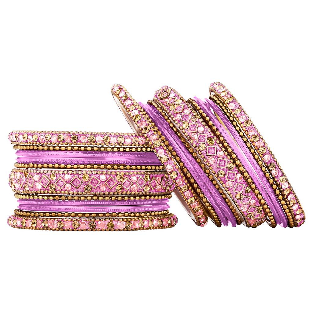 Metal Chuda Bangle Set Navratri Gift For Women Indian Traditional Ethnic Jewellery : PF51B40PK