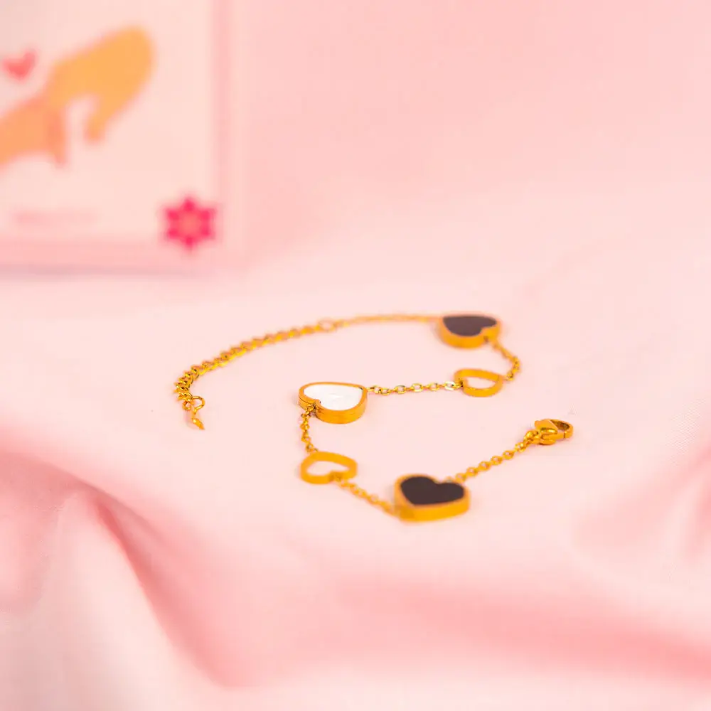 Midnight Enchantress Necklace And Bracelet Set For Mother : NBC-260-G-2