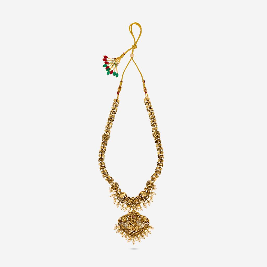 Ruby Gold - Plated Bridesmaid Antique Necklace - 463524 : 463524