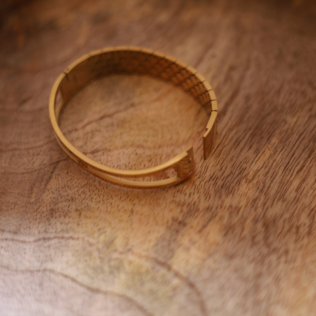 Modern Mesh Weave Bracelet : RB-18G