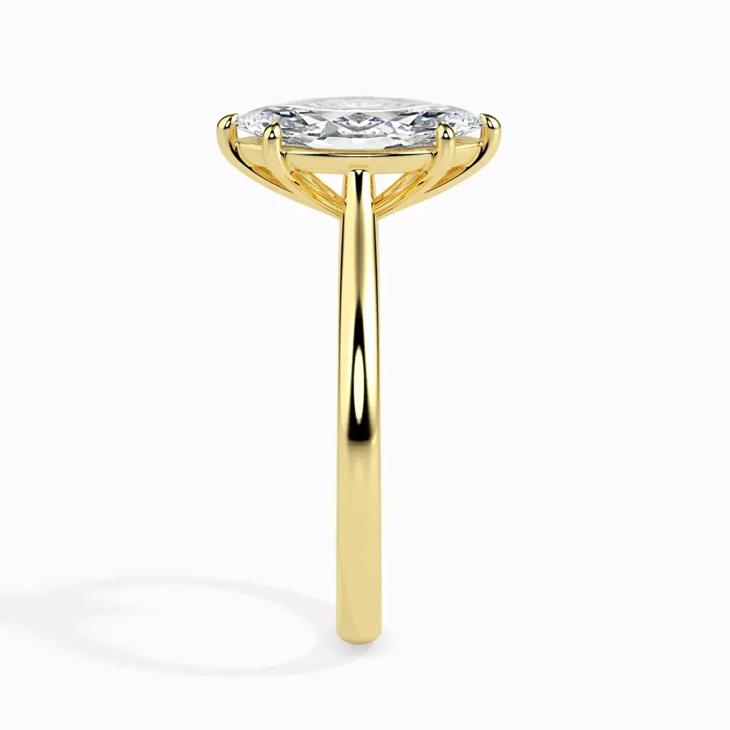 1 Carat Marquise Solitaire Ring : 14kYellowZNR97F10