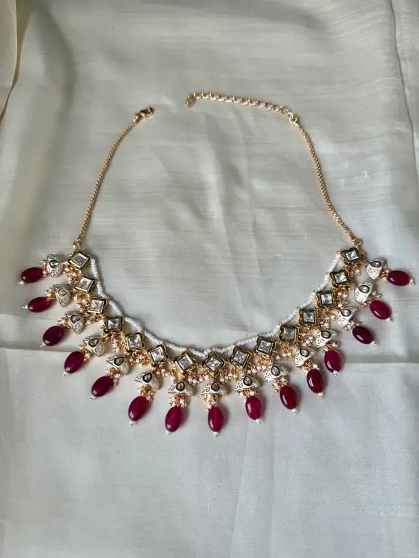 Rohika Meenakari Necklace Set : NK17-R