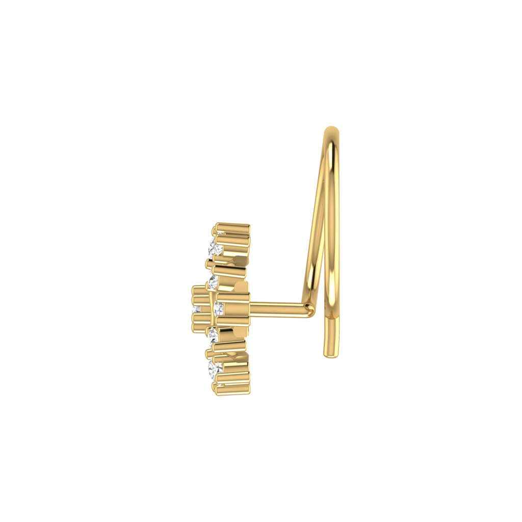 Avsar 9K Bis Hallmarked | Nosepin For Women/Girls |  Avno191 : AVNO191YC