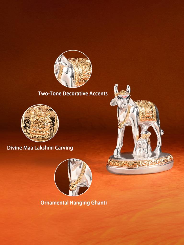 999 Silver Kamdhenu Idol : BXGFT273