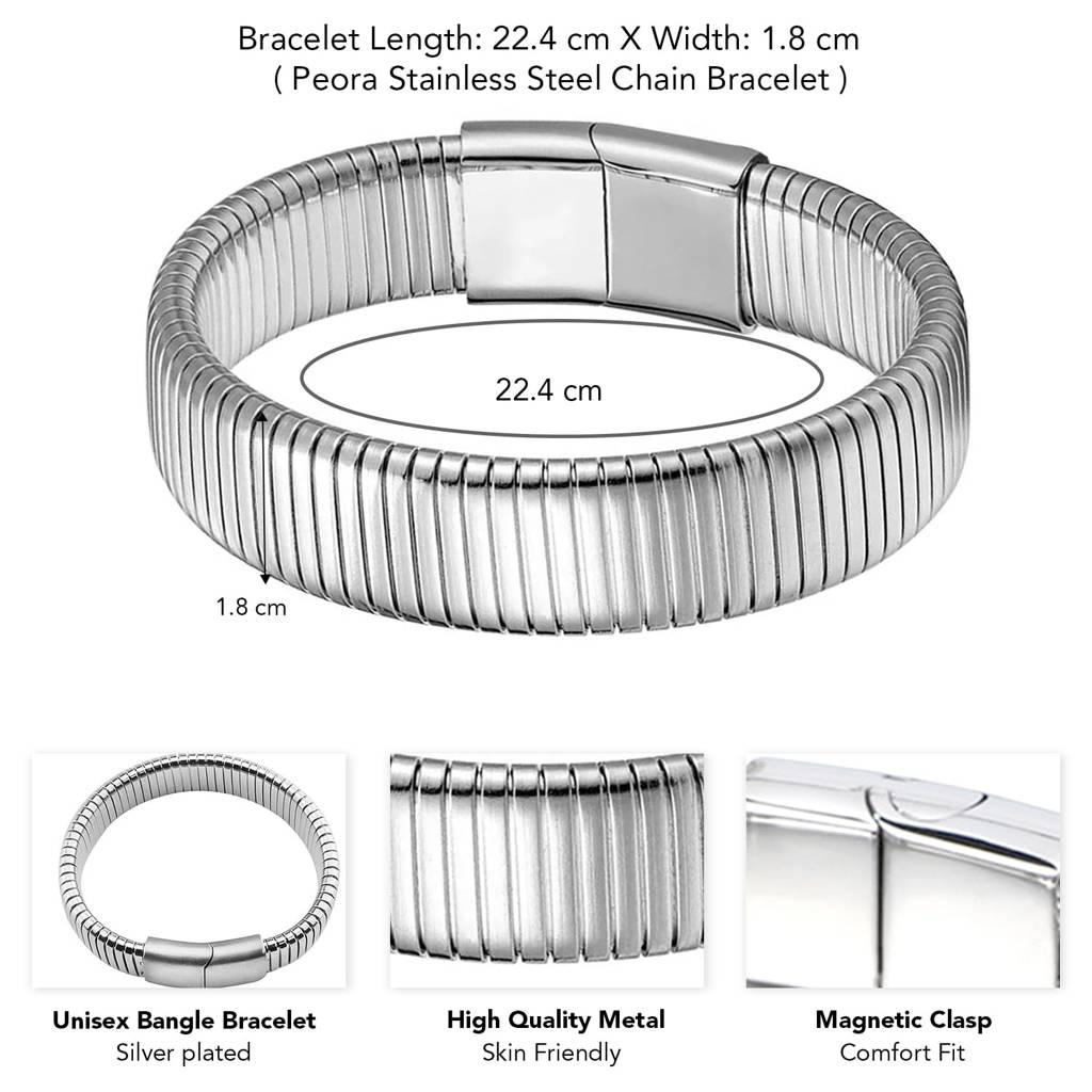Silver Plated Fancy Openable Bracelet Contemporary Jewellery For Women & Girls : PX9B196S