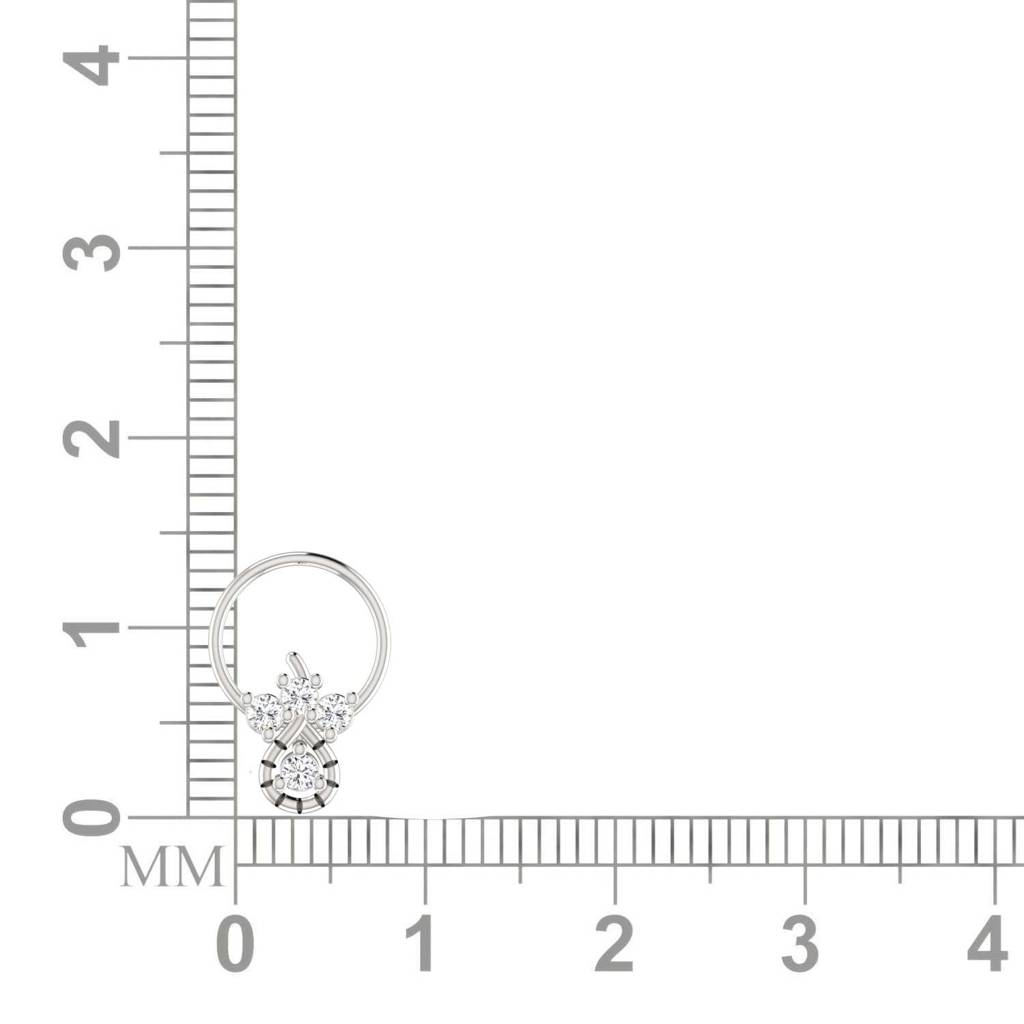 Avsar 9K Bis Hallmarked | Nosepin For Women/Girls |  Avno259 : AVNO259WC