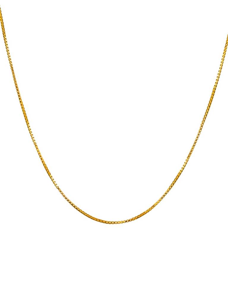 22K Gold Vermeil |Unbreakable Synergy Chain | Pure 925 Sterling Silver With The Thickest Gold Layer : TSCH-SYN-18-18G-11027