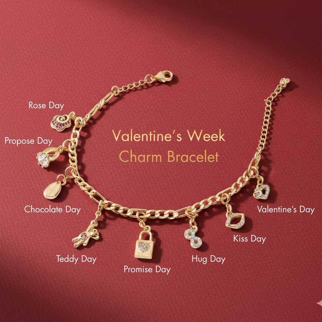 8 Days Of Love Bracelet : BS14436-G