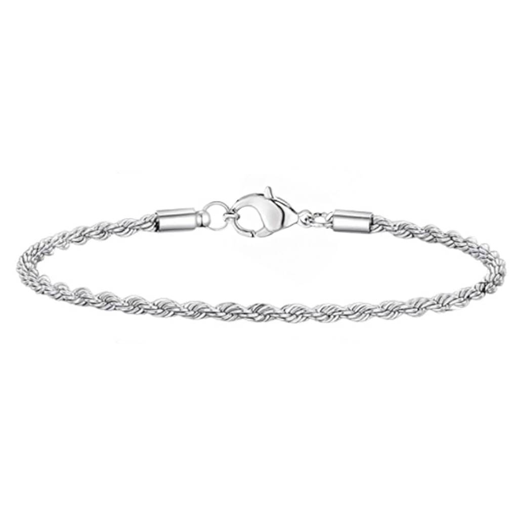Silver Plated Openable Fancy Bracelet Fashion Jewellery For Men & Women (Set Of 2) : PFCCB10