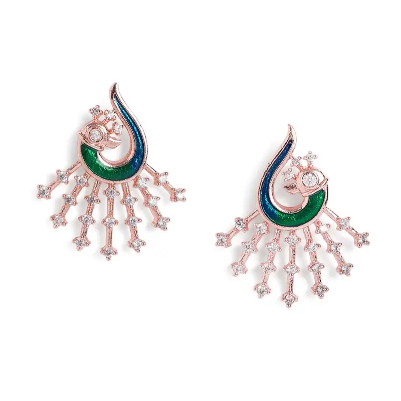 Morbagh Imperial Ruby Cz Bead Heritage Necklace Set | Reception Glam : AD-942-RGMG-NKER