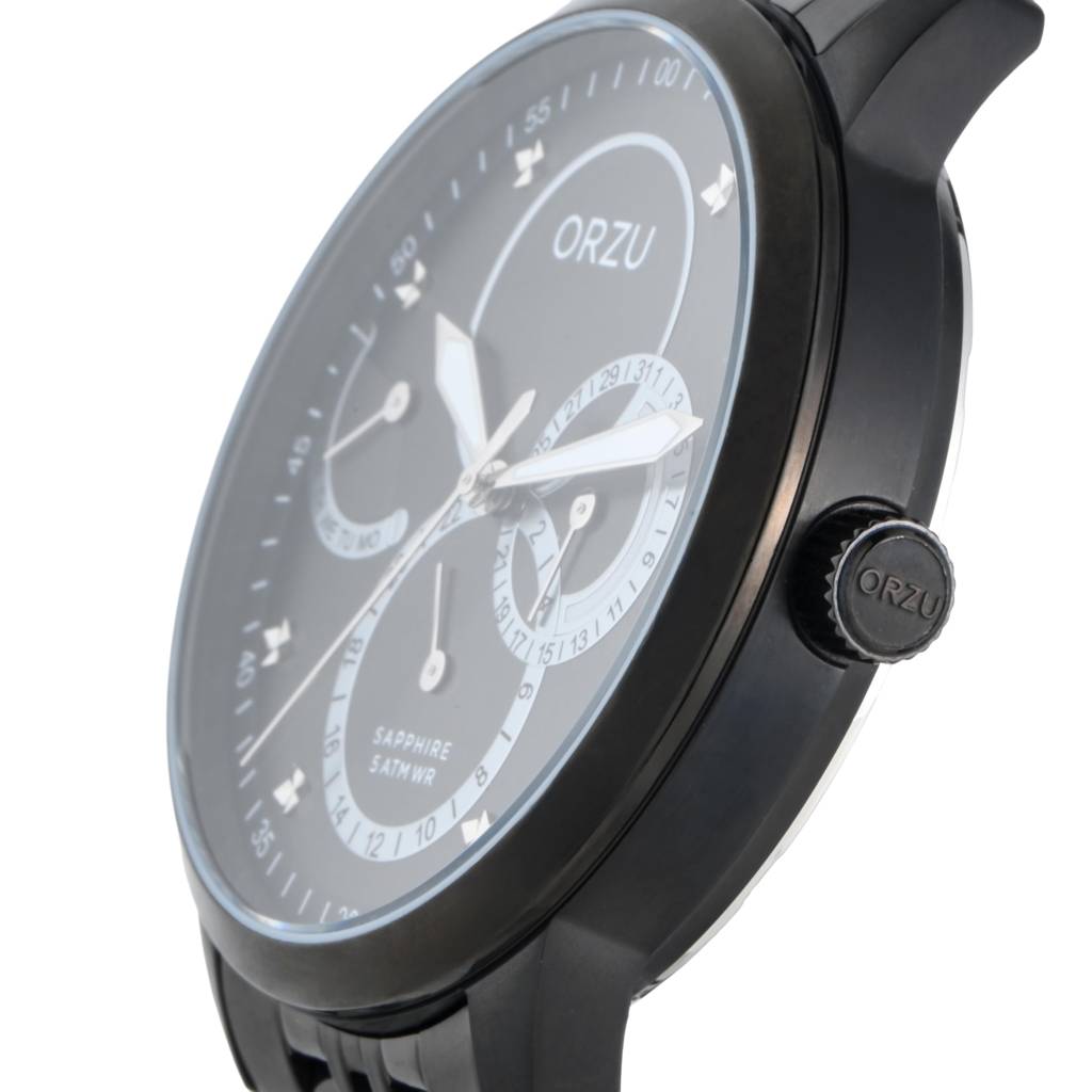 Multifunction Dial Men'S Watch - Mm40041 | Stainless Steel Case & Solid Band | Sapphire Glass | Band Watch For Men : MM40044