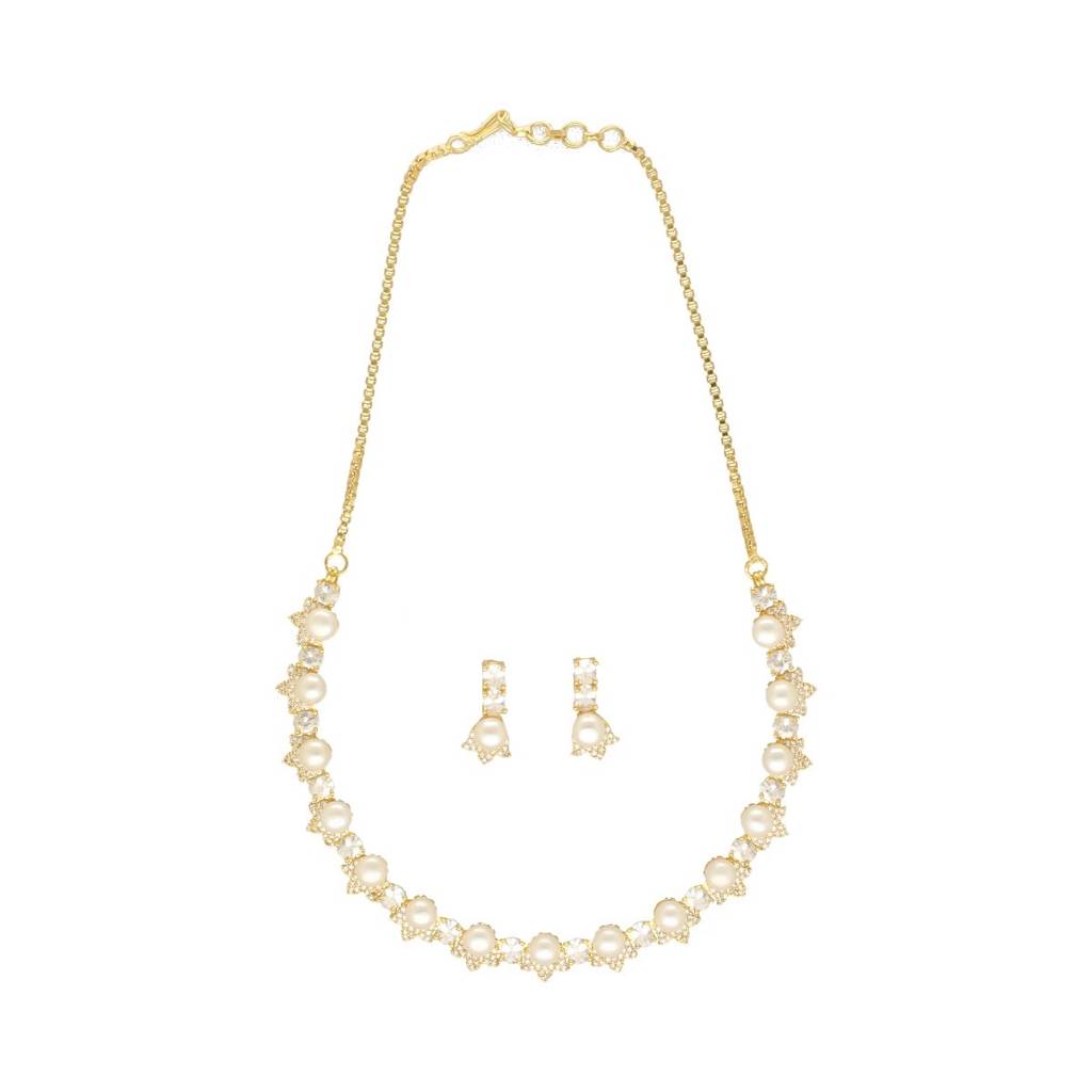 Yami Pearl Necklace Set : JPFEB-26-022
