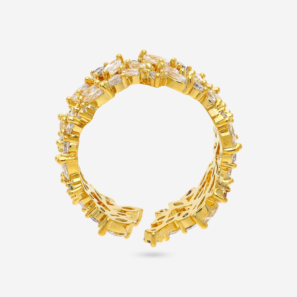 Plated Casual Wear Trendy Zircon Finger Ring - 464262 : 464262