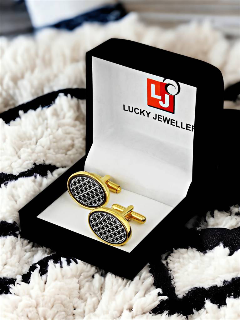 Men Jewellery Sleeve Button Cuff Shirt Button, Blazer Cufflinks Pair Set For Men* : 370-CHC54-1128