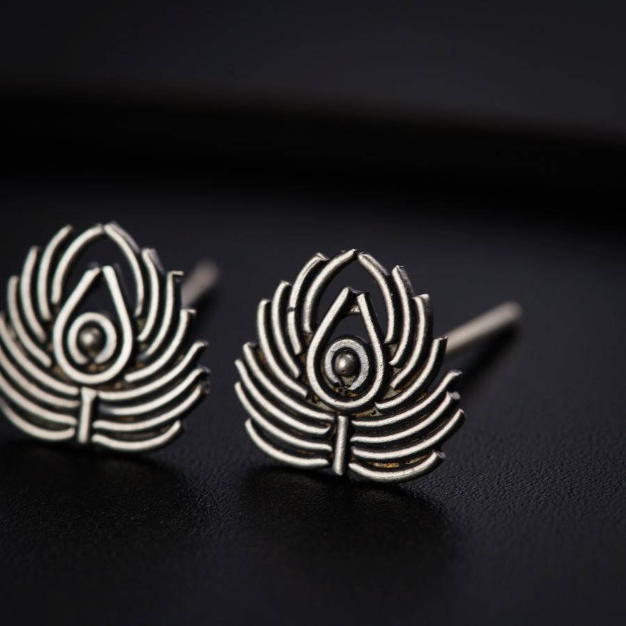 Peacock Feather Earrings : Peacock_Feather_Earrings