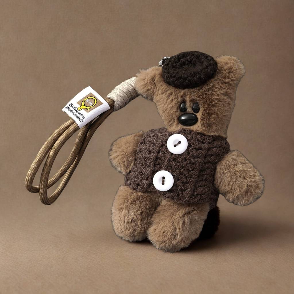 Mr. Bean Teddy Bag Charm : C-BG-0037-BR