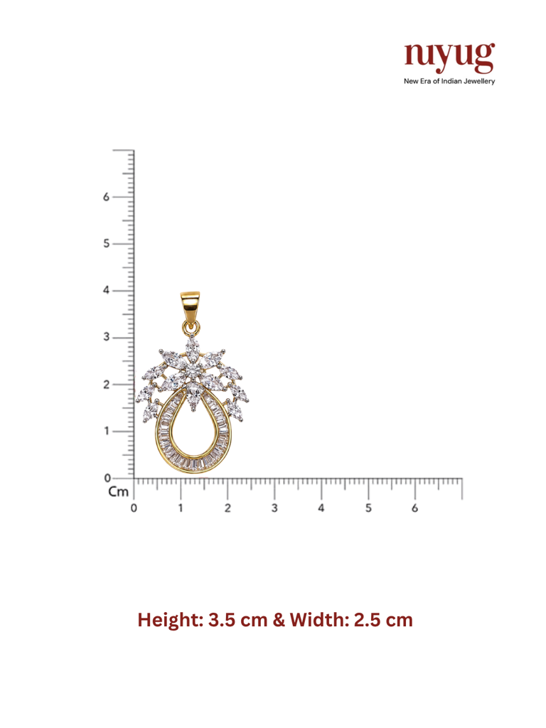 Aarohi Zircon Diamond Pendant Set : YI24A1027E