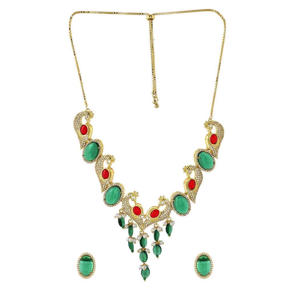 Panchhi Mayurika Necklace Set : 8905124548549