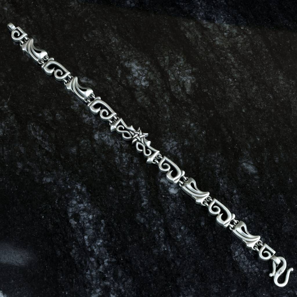 Whispering Tides Flexi Strap Bracelet : ZV-BRC-WTFS-018