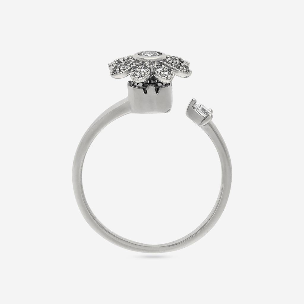Plated Casual Wear Trendy Zircon Finger Ring - 464164 : 464165