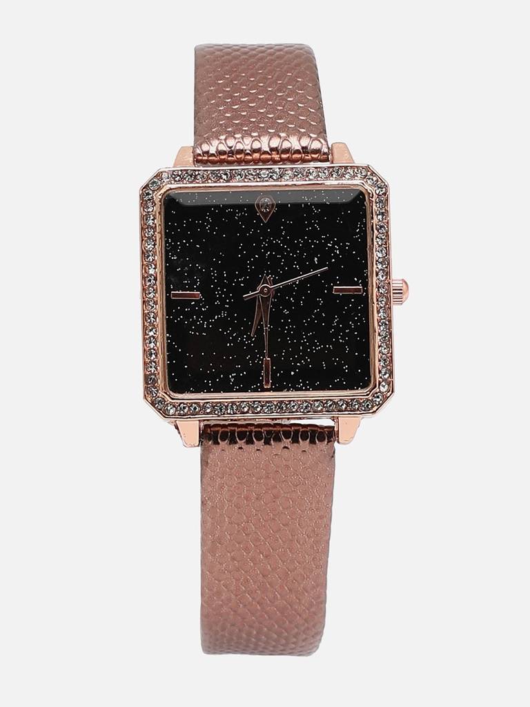 Brown Analogue Watch. : HSWC1050