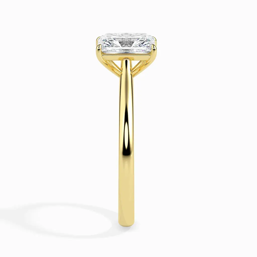 1 Carat Radiant Solitaire Ring : 14kRoseZNR93F10