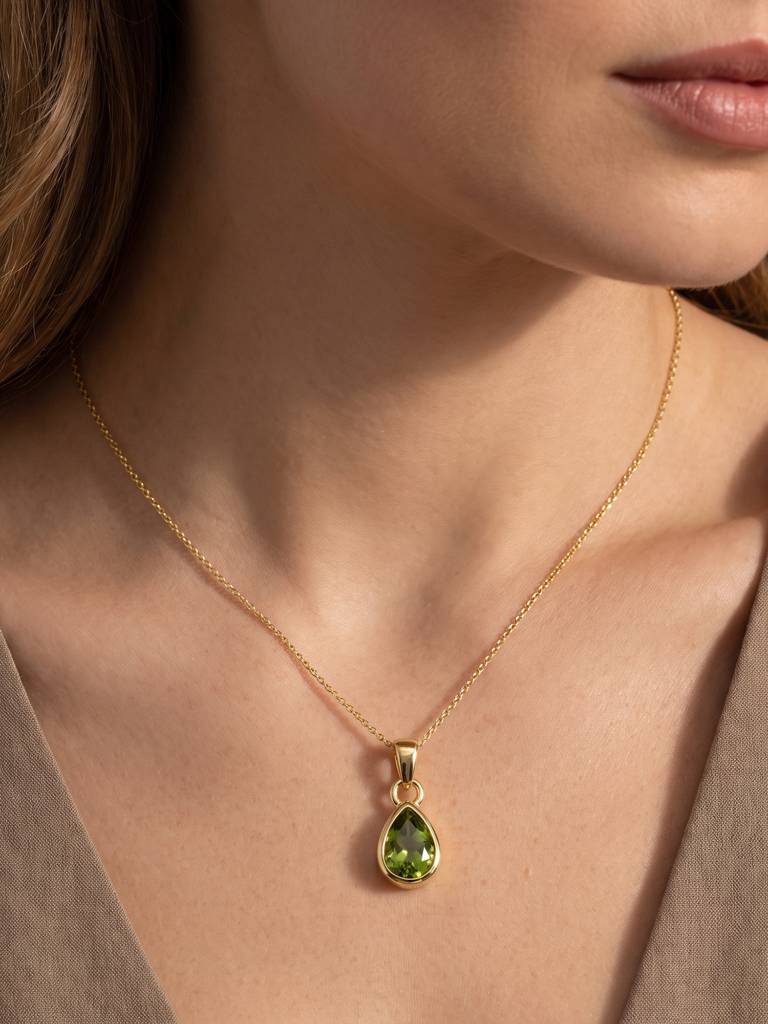 August Birthstone Pendant : GBSPD194