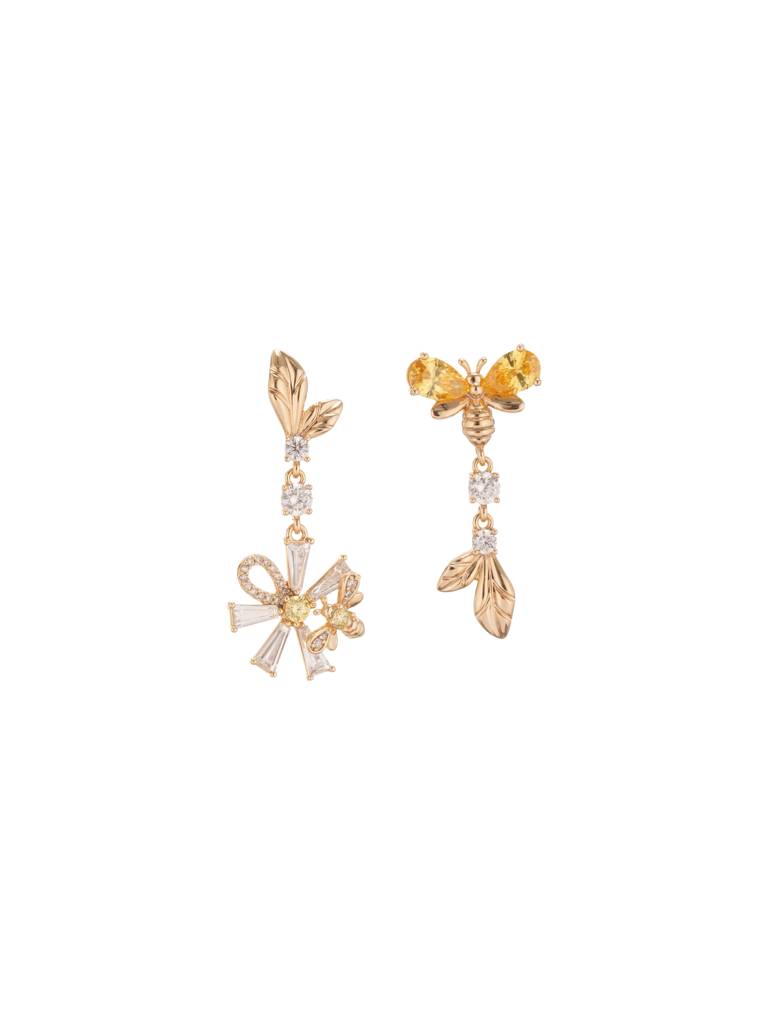 Honeybee Radiance Earrings : Z-ER-G-027