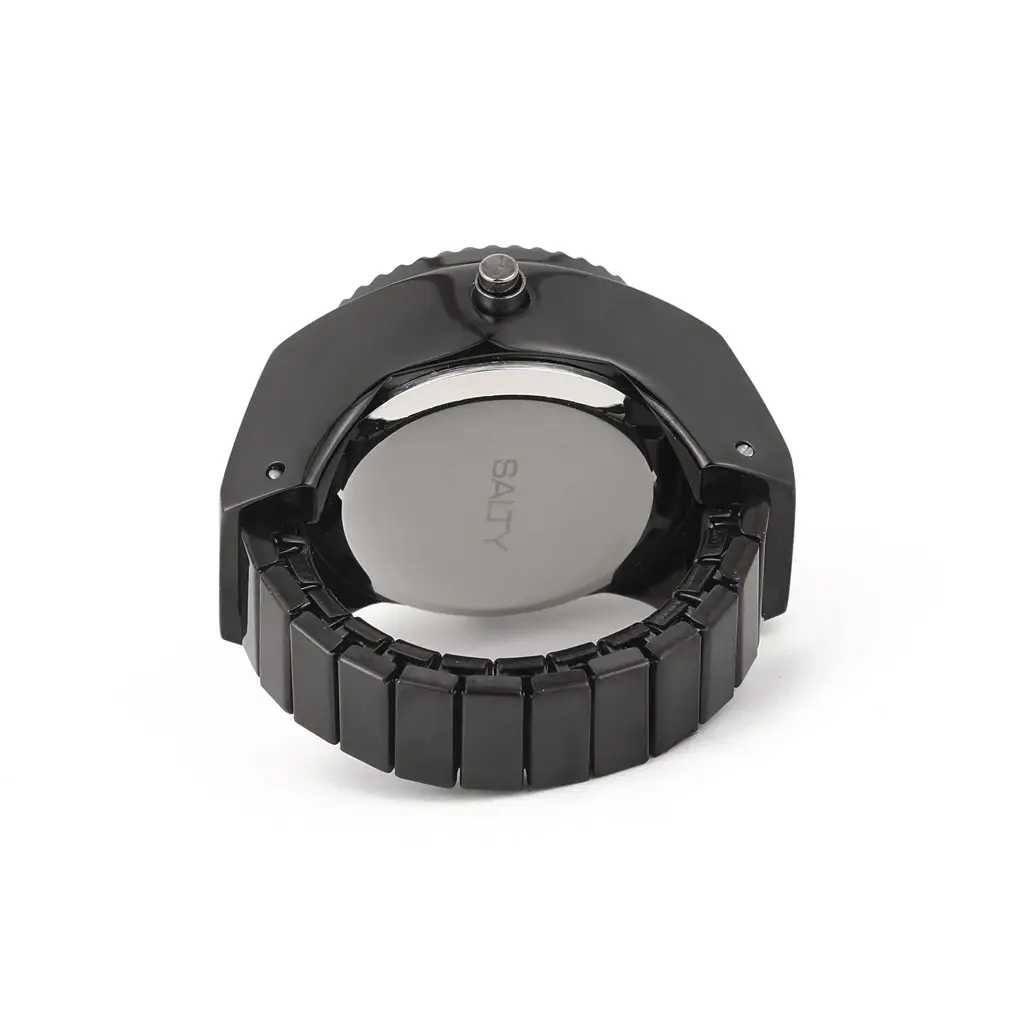 Timeloop Watch Ring For Men - Black : WTR-S-0045-BK-ALPHA-1