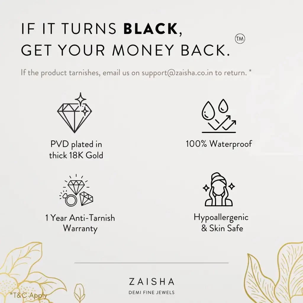 Dainty Initials Necklace - 18K Gold Plated : PDTTT031_R