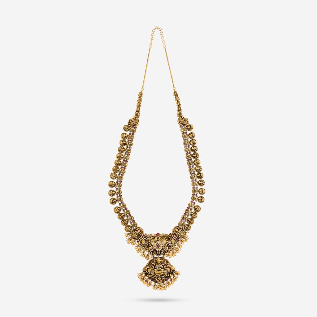 Ruby Gold - Plated Bridesmaid Antique Necklace - 458803 : 458803