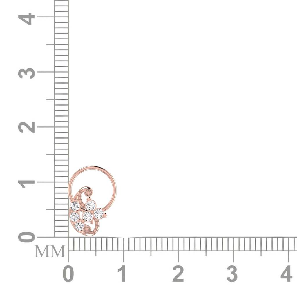 Avsar 9K Bis Hallmarked | Nosepin For Women/Girls |  Avno269 : AVNO269PC