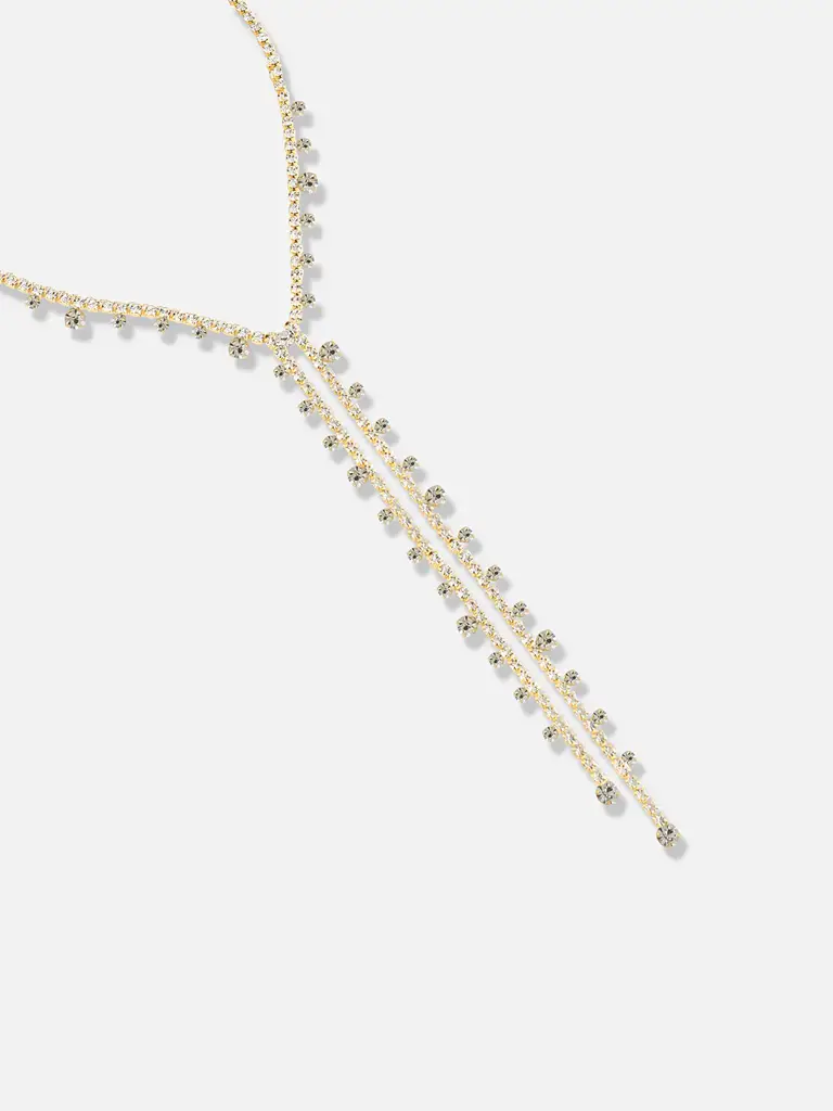 Jennie-Silver Plated Designer Party Necklace For Women : SOHNCK3365