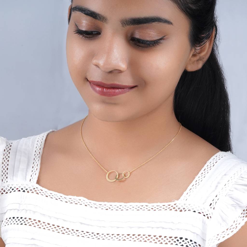 Eclipse Harmony Pendant – Silver & Gold In Perfect Balance : TRPBJX0046Gold