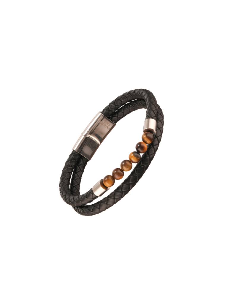 Tigers Eye Dual Bracelet : Z-MN-BR-015